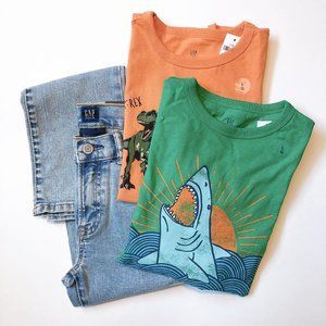 NEW Gap boys T-shirts (L) and Jeans (Reg 10) Bundle